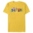 thumbnail image 1 of Disney and Pixar’s Inside Out Emotions Watercolor Flowers - Short Sleeve Blended T-Shirt for Adults - Customized-Yellow, 1 of 5