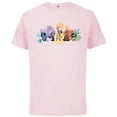 thumbnail image 1 of Disney and Pixar’s Inside Out Emotions Watercolor Flowers - Short Sleeve Cotton T-Shirt for Adults - Customized-Soft Pink, 1 of 5