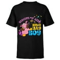 thumbnail image 1 of Disney and Pixar’s Inside Out Family Brother of Birthday Boy - Short Sleeve T-Shirt for Kids - Customized-Black, 1 of 5
