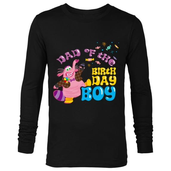 Disney and Pixar’s Inside Out Family Dad of the Birthday Boy - Long Sleeve T-Shirt for Men - Customized-Black