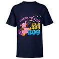 thumbnail image 1 of Disney and Pixar’s Inside Out Family Sister of Birthday Boy - Short Sleeve T-Shirt for Kids - Customized-Navy, 1 of 5