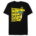 thumbnail image 1 of Disney and Pixar’s Inside Out Joy Bro of the Birthday Girl - Short Sleeve Blended T-Shirt for Adults - Customized-Black, 1 of 5