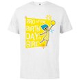 thumbnail image 1 of Disney and Pixar’s Inside Out Joy Bro of the Birthday Girl - Short Sleeve Cotton T-Shirt for Adults - Customized-White, 1 of 5