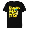thumbnail image 1 of Disney and Pixar’s Inside Out Joy Mom of the Birthday Girl - Short Sleeve Blended T-Shirt for Adults - Customized-Black, 1 of 5