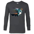 thumbnail image 1 of Disney and Pixar’s Lightyear Buzz Lightspeed - Long Sleeve T-Shirt for Men - Customized-Charcoal Heather, 1 of 5