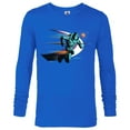 thumbnail image 1 of Disney and Pixar’s Lightyear Buzz Lightspeed - Long Sleeve T-Shirt for Men - Customized-Royal, 1 of 5