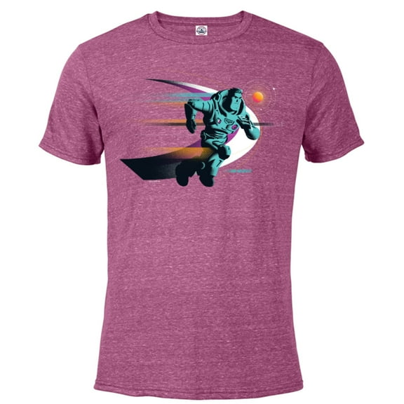 Disney and Pixar’s Lightyear Buzz Lightspeed - Short Sleeve Blended T-Shirt for Adults - Customized-Berry Snow Heather