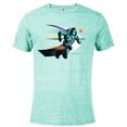 thumbnail image 1 of Disney and Pixar’s Lightyear Buzz Lightspeed - Short Sleeve Blended T-Shirt for Adults - Customized-Celadon Snow Heather, 1 of 5