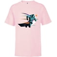 thumbnail image 1 of Disney and Pixar’s Lightyear Buzz Lightspeed - Short Sleeve T-Shirt for Kids - Customized-Soft Pink, 1 of 5