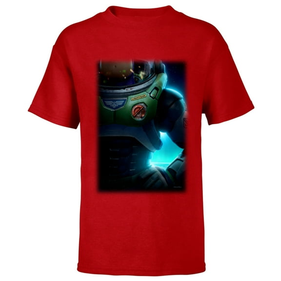 Disney and Pixar’s Lightyear Buzz Space Ranger - Short Sleeve T-Shirt for Kids - Customized-Red