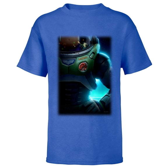 Disney and Pixar’s Lightyear Buzz Space Ranger - Short Sleeve T-Shirt for Kids - Customized-Royal