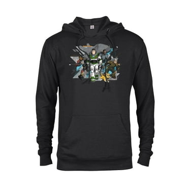 Disney and Pixar’s Lightyear Characters - Pullover Hoodie for Adults - Customized-Black