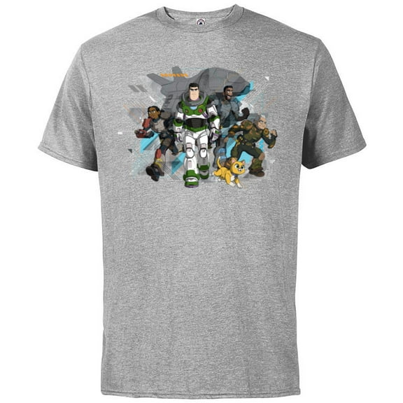 Disney and Pixar’s Lightyear Characters - Short Sleeve Cotton T-Shirt for Adults - Customized-Athletic Heather