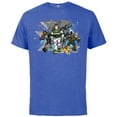 thumbnail image 1 of Disney and Pixar’s Lightyear Characters - Short Sleeve Cotton T-Shirt for Adults - Customized-Royal Heather, 1 of 5