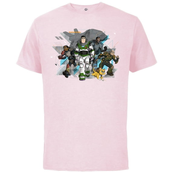 Disney and Pixar’s Lightyear Characters - Short Sleeve Cotton T-Shirt for Adults - Customized-Soft Pink