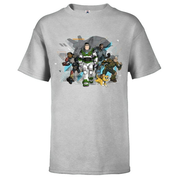 Disney and Pixar’s Lightyear Characters - Short Sleeve T-Shirt for Kids - Customized-Athletic Heather