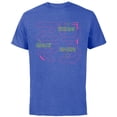 thumbnail image 1 of Disney and Pixar’s Lightyear Emperor Zurg Letters - Short Sleeve Cotton T-Shirt for Adults - Customized-Royal Heather, 1 of 5