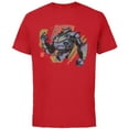 thumbnail image 1 of Disney and Pixar’s Lightyear Emperor Zurg - Short Sleeve Cotton T-Shirt for Adults - Customized-Red, 1 of 5