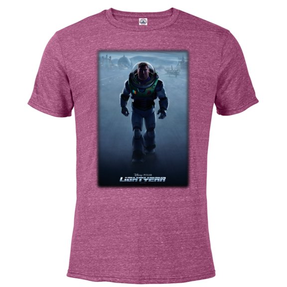Disney and Pixar’s Lightyear - Short Sleeve Blended T-Shirt for Adults - Customized-Berry Snow Heather