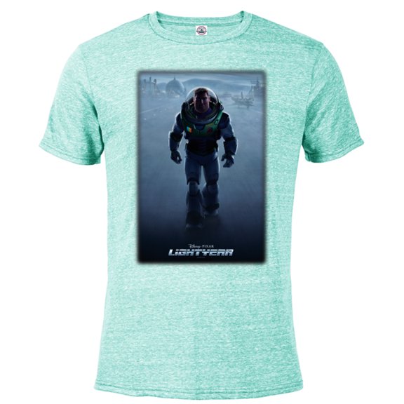Disney and Pixar’s Lightyear - Short Sleeve Blended T-Shirt for Adults - Customized-Celadon Snow Heather