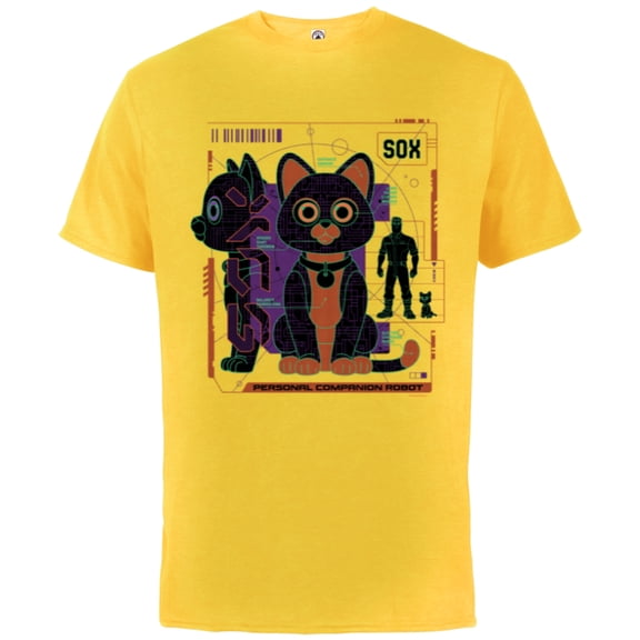 Disney and Pixar’s Lightyear Sox Personal Companion Robot - Short Sleeve Cotton T-Shirt for Adults - Customized-Sunflower