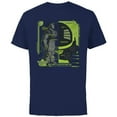 thumbnail image 1 of Disney and Pixar’s Lightyear Space Ranger Blueprint - Short Sleeve Cotton T-Shirt for Adults - Customized-Navy, 1 of 5