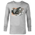 thumbnail image 1 of Disney and Pixar’s Lightyear Space Ranger Charge - Long Sleeve T-Shirt for Men - Customized-Athletic Heather, 1 of 5