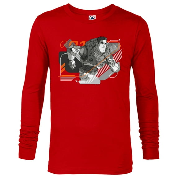 Disney and Pixar’s Lightyear Space Ranger Charge - Long Sleeve T-Shirt for Men - Customized-New Red