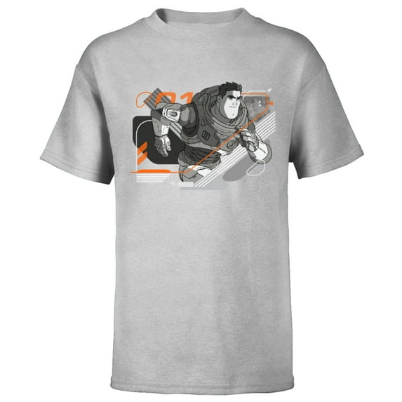 Disney and Pixar’s Lightyear Space Ranger Charge - Short Sleeve T-Shirt for Kids - Customized-Athletic Heather