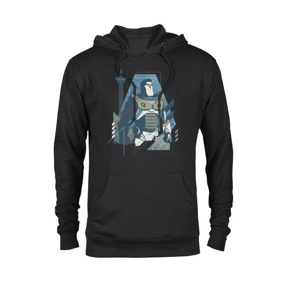 Disney and Pixar’s Lightyear Space Ranger and Spaceship - Pullover Hoodie for Adults - Customized-Black