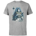 thumbnail image 1 of Disney and Pixar’s Lightyear Space Ranger and Spaceship - Short Sleeve Cotton T-Shirt for Adults - Customized-Athletic Heather, 1 of 5