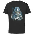 thumbnail image 1 of Disney and Pixar’s Lightyear Space Ranger and Spaceship - Short Sleeve Cotton T-Shirt for Adults - Customized-Black, 1 of 5