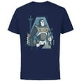 thumbnail image 1 of Disney and Pixar’s Lightyear Space Ranger and Spaceship - Short Sleeve Cotton T-Shirt for Adults - Customized-Navy, 1 of 5