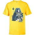 thumbnail image 1 of Disney and Pixar’s Lightyear Space Ranger and Spaceship - Short Sleeve T-Shirt for Kids - Customized-Yellow, 1 of 5