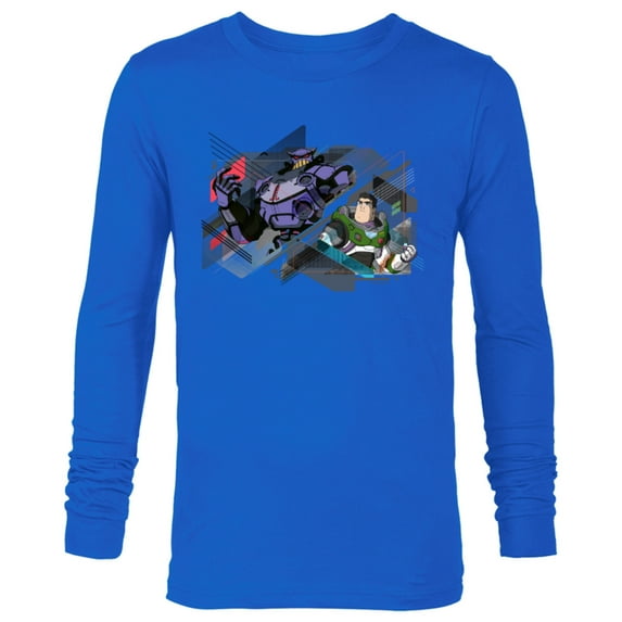 Disney and Pixar’s Lightyear and Emperor Zurg - Long Sleeve T-Shirt for Men - Customized-Navy