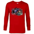 thumbnail image 1 of Disney and Pixar’s Lightyear and Emperor Zurg - Long Sleeve T-Shirt for Men - Customized-New Red, 1 of 5
