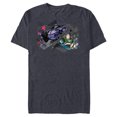 thumbnail image 1 of Disney and Pixar’s Lightyear and Emperor Zurg - Short Sleeve Blended T-Shirt for Adults - Customized-Navy Heather, 1 of 5