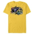 thumbnail image 1 of Disney and Pixar’s Lightyear and Emperor Zurg - Short Sleeve Blended T-Shirt for Adults - Customized-Yellow, 1 of 5