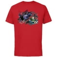 thumbnail image 1 of Disney and Pixar’s Lightyear and Emperor Zurg - Short Sleeve Cotton T-Shirt for Adults - Customized-Red, 1 of 5