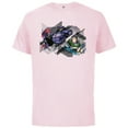 thumbnail image 1 of Disney and Pixar’s Lightyear and Emperor Zurg - Short Sleeve Cotton T-Shirt for Adults - Customized-Soft Pink, 1 of 5