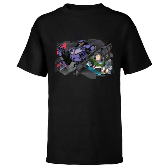 Disney and Pixar’s Lightyear and Emperor Zurg - Short Sleeve T-Shirt for Kids - Customized-Black
