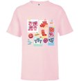 thumbnail image 1 of Disney and Pixar’s Lotso Mei Brave Bears Fluffy Cute Photos - Short Sleeve T-Shirt for Kids - Customized-Soft Pink, 1 of 5