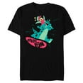 thumbnail image 1 of Disney and Pixar’s Monster, Inc. Sulley and Boo Monster Fun - Short Sleeve Blended T-Shirt for Adults - Customized-Black, 1 of 5