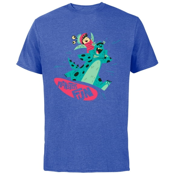 Disney and Pixar’s Monster, Inc. Sulley and Boo Monster Fun - Short Sleeve Cotton T-Shirt for Adults - Customized-Royal Heather