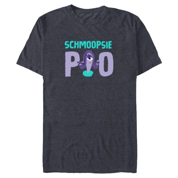 Disney and Pixar's Monsters, Inc. Celia Schmoopsie-Poo - Short Sleeve Blended T-Shirt for Adults - Customized-Navy Heather