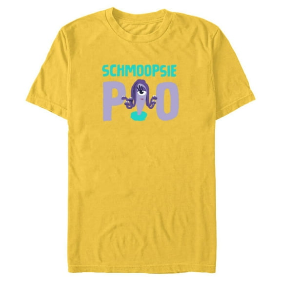 Disney and Pixar's Monsters, Inc. Celia Schmoopsie-Poo - Short Sleeve Blended T-Shirt for Adults - Customized-Yellow