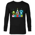 thumbnail image 1 of Disney and Pixar’s Monsters, Inc. Christmas Nutcrackers - Long Sleeve T-Shirt for Men - Customized-Black, 1 of 5