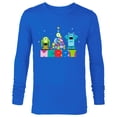 thumbnail image 1 of Disney and Pixar’s Monsters, Inc. Christmas Nutcrackers - Long Sleeve T-Shirt for Men - Customized-Navy, 1 of 5
