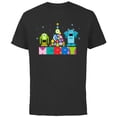 thumbnail image 1 of Disney and Pixar’s Monsters, Inc. Christmas Nutcrackers - Short Sleeve Cotton T-Shirt for Adults - Customized-Black, 1 of 5