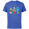thumbnail image 1 of Disney and Pixar’s Monsters, Inc. Christmas Nutcrackers - Short Sleeve Cotton T-Shirt for Adults - Customized-Royal Heather, 1 of 5
